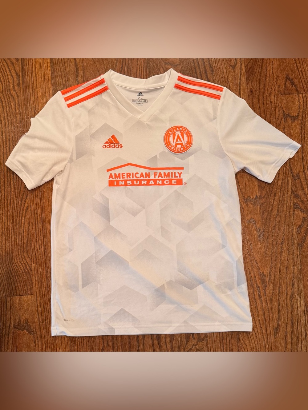 Adidas Atlanta United FC King Peach Soccer Jersey Secondary Kit Youth XL 2018-19 - Picture 2 of 6